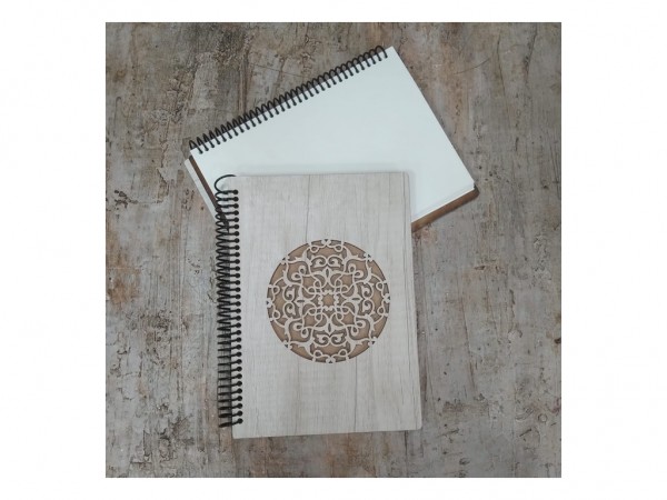 CUADERNO A5 50H RAYADAS MANDALA - ESAMOR