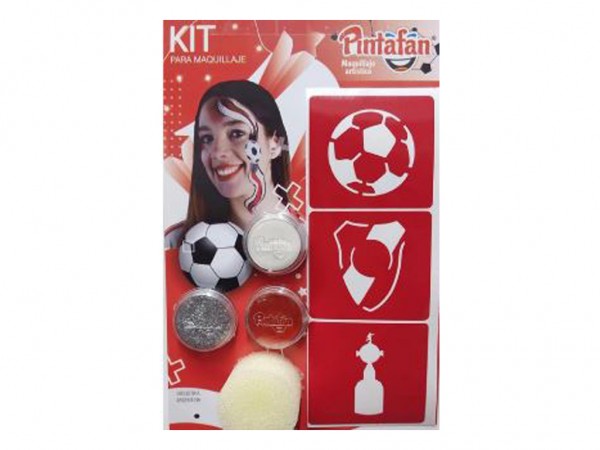 MAQUILLAJE KIT MIX MILLONARIO FUTBOL - PINTAFAN CREATIVA