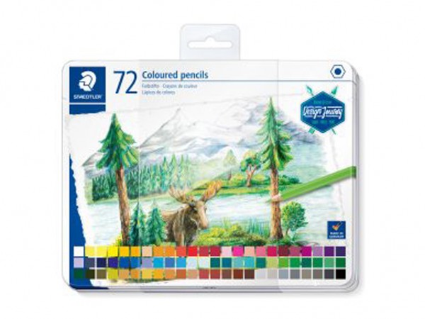 LAPICES COLOR x72 unid EN LATA - STAEDTLER