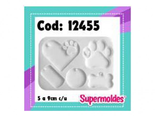 MOLDES RESINA SET CANINOX 5Un 5 A 9 cm - SUPERMOLDES