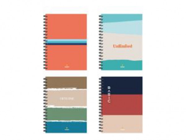 CUADERNO SEMI RIGIDO A4 RAYADO 80hojas - NORPAC