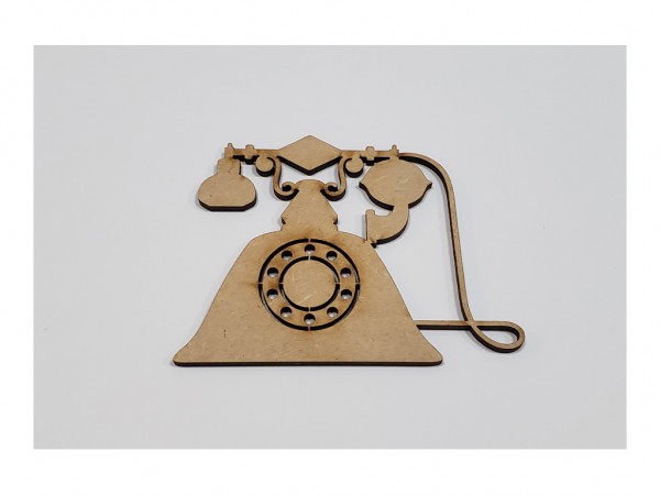 SOUVENIR TELEFONO 10cm - IND DEL ARTE / CORTE LASER