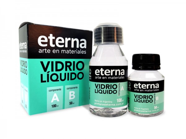 RESINA EPOXI KIT 150ml VIDRIO LIQUIDO - ETERNA