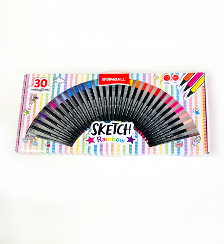 MICROFIBRA SKETCH RAINBOW X 30 - SIMBALL