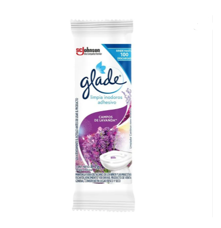 GLADE BAÑOS LIMPIADOR ADHESIVO LAVANDA x1 unid - LIMPIEZA Y QUIMICOS CIDER