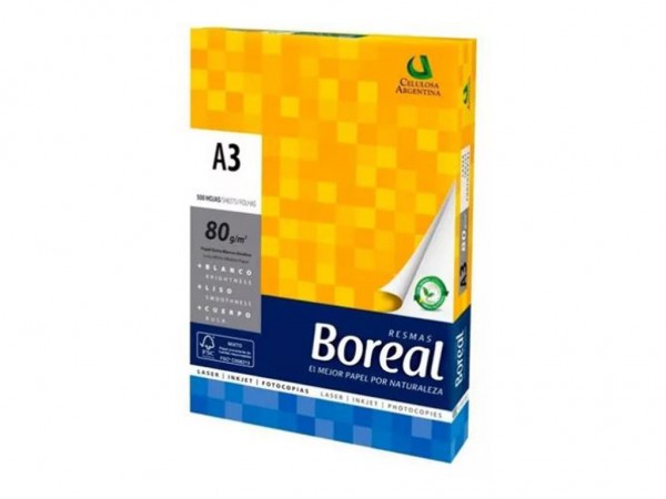 RESMA BOREAL A3 80g 500H - LIBRERIA