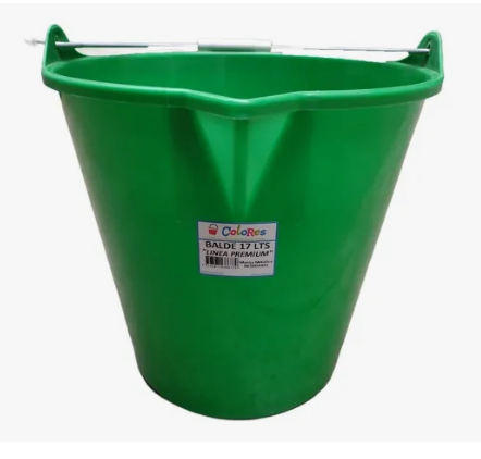 BALDE 17LTS MANIJA METAL PREMIUM - LIMPIEZA Y QUIMICOS CIDER