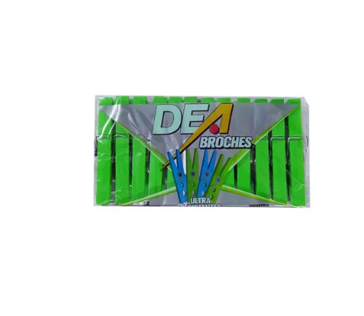 BROCHES DE PLASTCOS DEA 12 unid - LIMPIEZA Y QUIMICOS CIDER