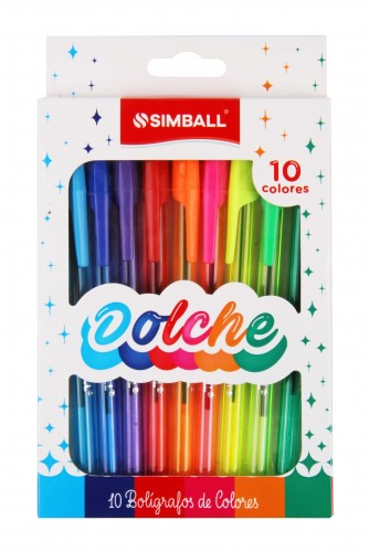 BOLIGRAFO DOLCHE ESTUCHE X 10 - SIMBALL