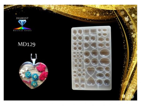 MOLDES PARA RESINA MD129/GEMAS - RESINA DIAMONT