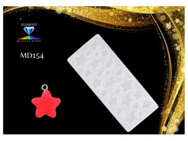 MOLDES PARA RESINA MD154/ESTRELLAS - RESINA DIAMONT