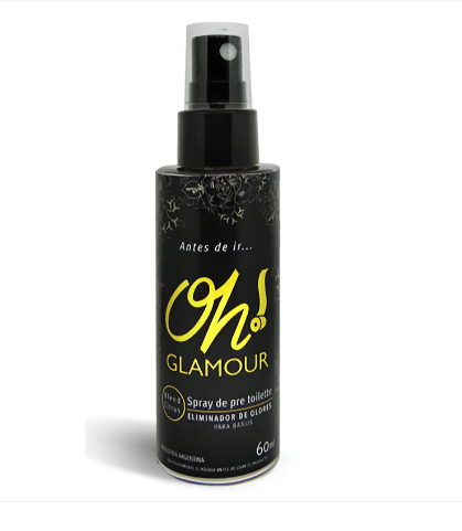 ELIMINADOR DE OLORES BAÑO GLAMOUR 60ml - LIMPIEZA Y QUIMICOS CIDER