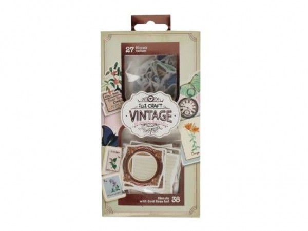 DIE CUTS 180/96grs VELLUM VINTAGE - IBICO