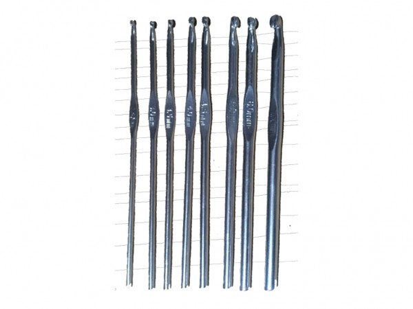 AGUJAS CBX CROCHET ALUMINIO N2 - MERCERIA