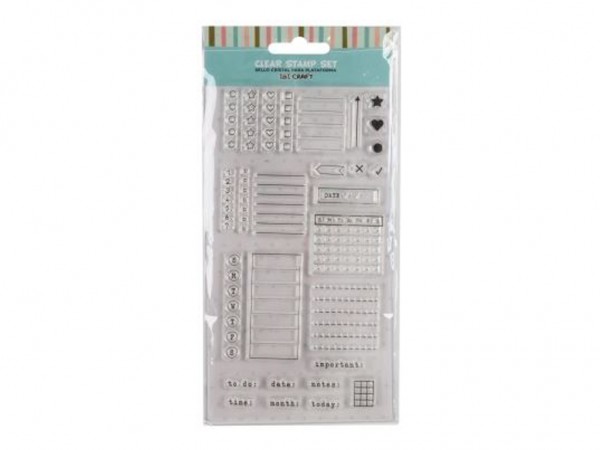 SELLOS SILICONADO CRISTAL 4X7 PLANNERS - IBICO