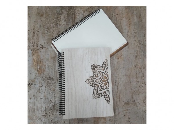 CUADERNO A5 50H RAYADAS MEDIA MANDALA - ESAMOR