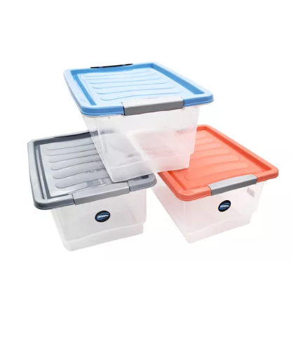 ORGANIZADOR RECTANGULAR C/TAPA x7.5LTS - LIMPIEZA Y QUIMICOS CIDER