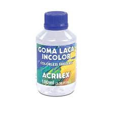 GOMA LACA 100 ml INCOLORA ACRILEX - ACRILEX