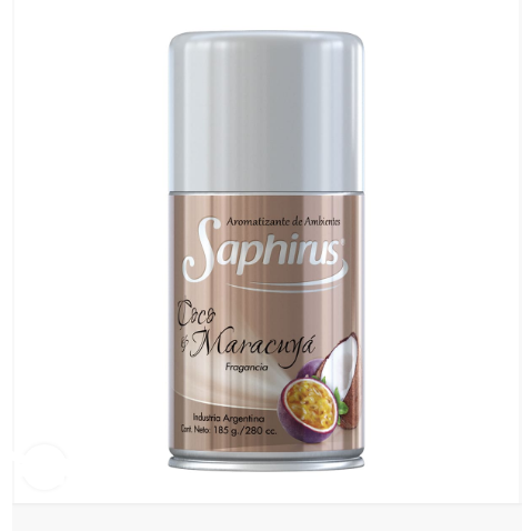 AEROSOL SAPHIRUS COCO MARACUYA 280cc - LIMPIEZA Y QUIMICOS CIDER