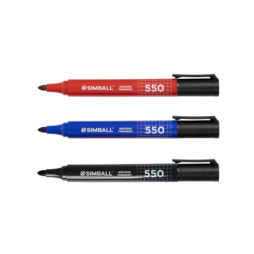 MARCADOR PREMANENTE SIMBALL 550 AZUL - SIMBALL