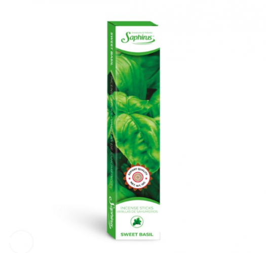 SAHUMERIOS PREMIUM SAPHIRUS SWEET BASIL - LIMPIEZA Y QUIMICOS CIDER