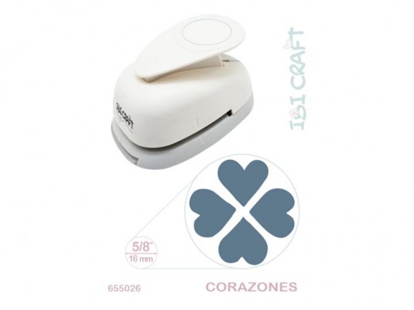 PERFORADORA IBI 17mm 3/4´´ 4 CORAZONES - IBICO