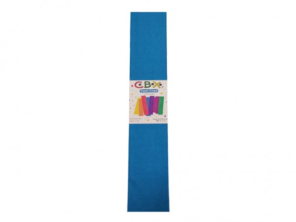 PAPEL CREPE FLUO TURQUESA 2mx50cm - CBX