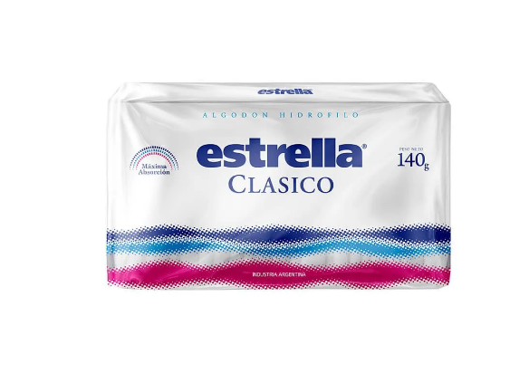 ALGODON CLASICO ESTRELLA x 140g - LIMPIEZA Y QUIMICOS CIDER