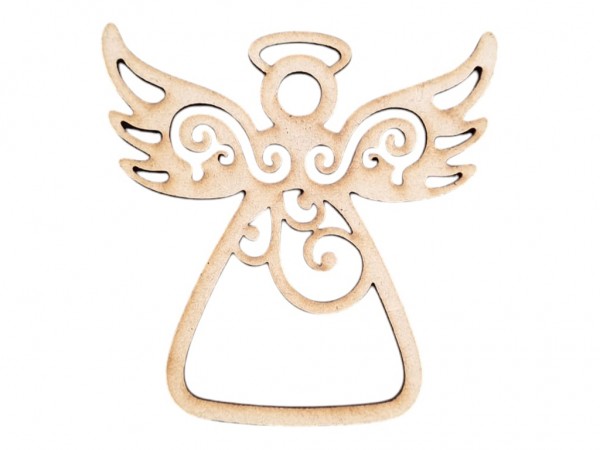 PLACA ANGEL CALADO 9cm 3mm - IND DEL ARTE / CORTE LASER