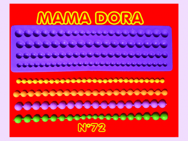 MAMA DORA MOLDES PUNTILLA N72 PERLAS - MAMA DORA