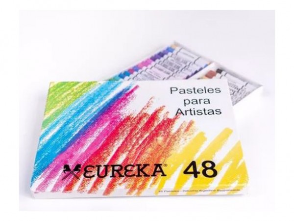 TIZA PASTELES EUREKA x48 COLORES SURTIDO - EUREKA