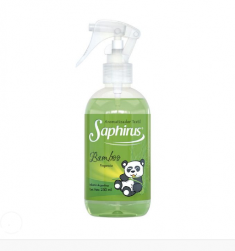 AROMATIZADOR SAPHIRUS TEXTIL BAMBOO 250ml - LIMPIEZA Y QUIMICOS CIDER