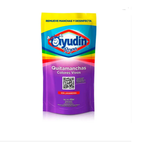 QUITAMANCHAS AYUDIN COLORES DP 400cc - LIMPIEZA Y QUIMICOS CIDER