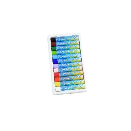 TIZA PASTEL ARTMATE CAJA x12 COLORES - IBICO