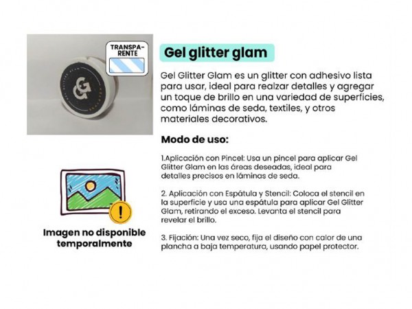 GEL GLITTER GLAM 70g - SKALATEX