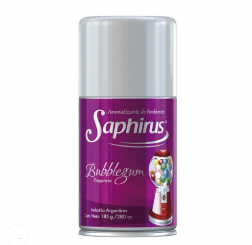 AEROSOL SAPHIRUS BUBBLEGUM 280cc - LIMPIEZA Y QUIMICOS CIDER