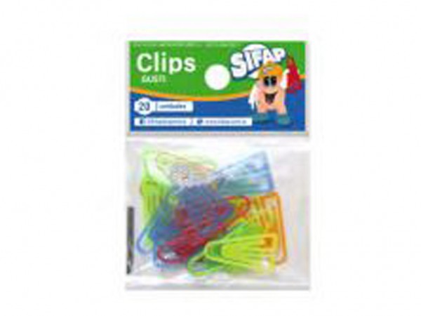 CLIPS PLASTICOS x20und - SIFAP