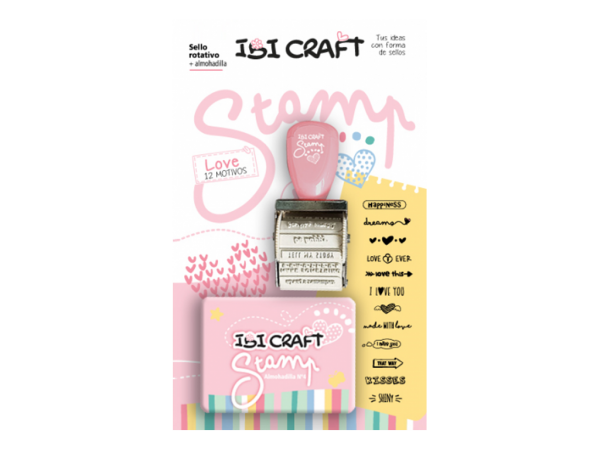 STAMP SET LOVE (SELLO + ALMOHADILLA) - IBICO