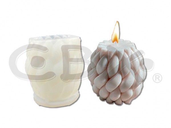 MOLDES VELAS SILICONA ESFERA 6x6cm - CBX