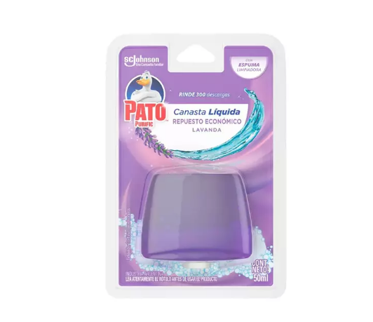 PATO CANASTA LIQUIDA REPUESTO LAVANDA - LIMPIEZA Y QUIMICOS CIDER