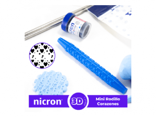 RODILLOS 3D CORAZONES - NICRON