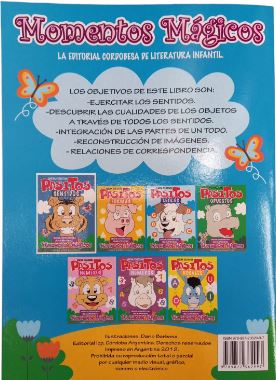 LIBROS PASITOS 5 TITULOS ACTIVIDADES - MOMENTOS MAGICOS