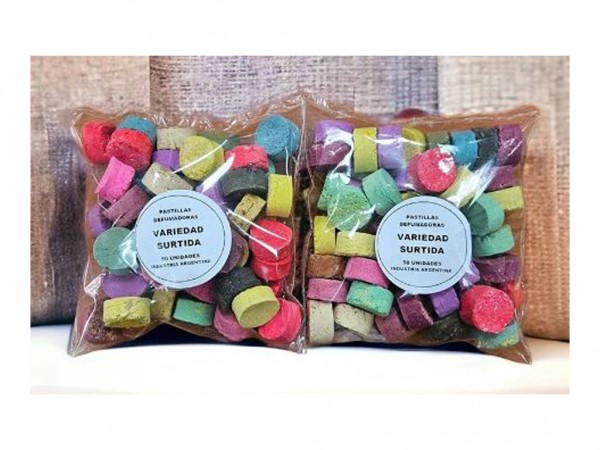 PASTILLAS DEFUMADORAS BOLSA x50 unid - VELAS DE LOS MILAGROS