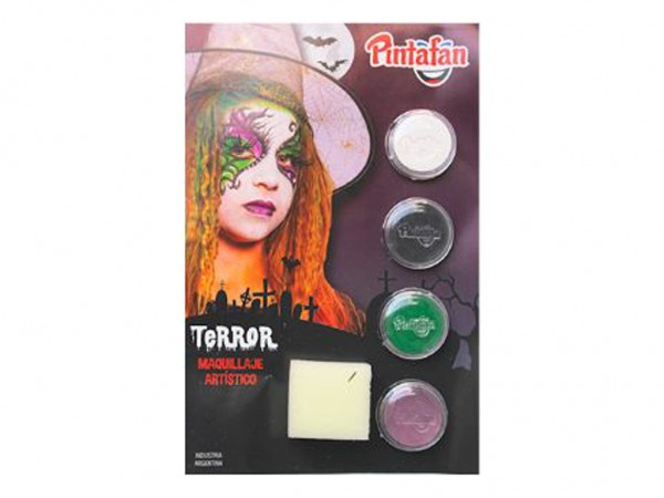 MAQUILLAJE KIT MIX HALLOWEEN 2 - PINTAFAN CREATIVA