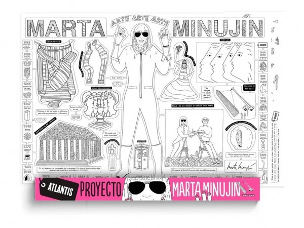 MAPAS MARTA MINUJIN C/MARCADORES 70x100 - ATLANTIS