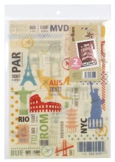 PAPEL VELLUM TRAVEL 16x23cm x2unid 96g - IBICO