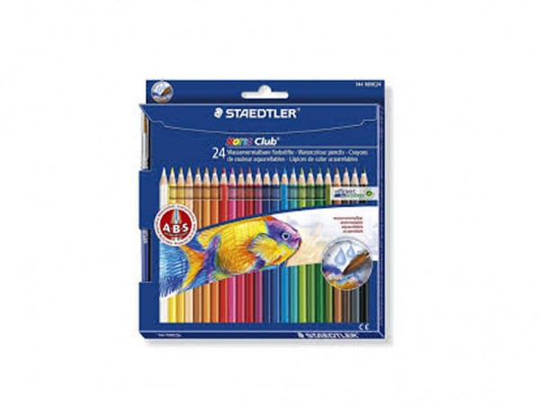 LAPICES ACUARELABLES x24 c/PINCEL STAED - STAEDTLER