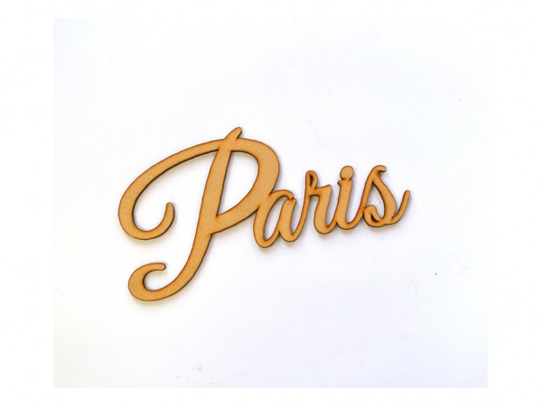 PALABRA PARIS 32cm 5mm - IND DEL ARTE / CORTE LASER