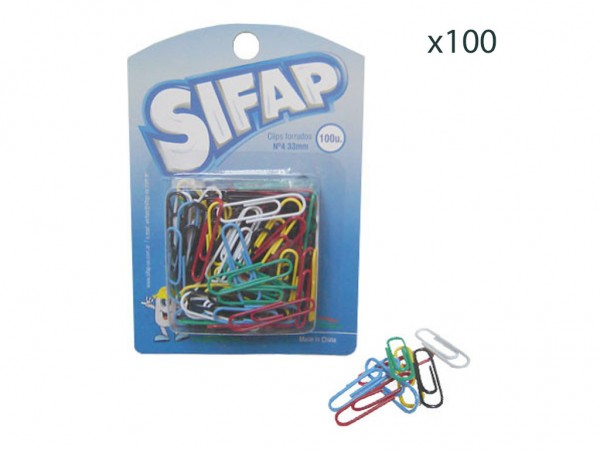CLIPS SIFAP N4 x100unid FORRADO DOY PACK - SIFAP