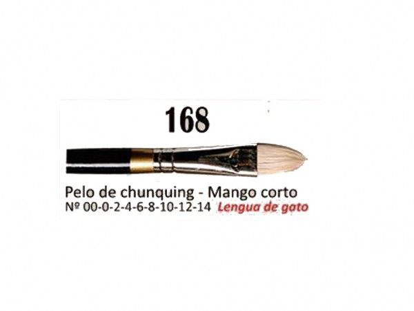 PINCEL AD LENGUA DE GATO S168/0 CERDA - ARTISTICA DIBU - AD